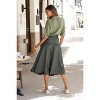 Women's Satin Look Midi Skirt - LASCANA - 3 of 4