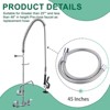 WOWOW Pre-Rinse 18.5 in. Stainless Steel Flexible Hose for Commercial Sink Faucet - 2 of 4