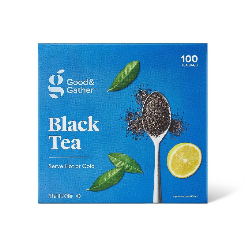 Black Tea Bags - 8oz/100ct - Good &#38; Gather&#8482;, 1 of 5