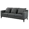 Mirod Comfy 3-seat Sofa with Wooden Legs, Modern for Living Room and Study - 4 of 4