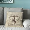 NCAA 26 x 26 New Wave Woven Tapestry Pillow Wyoming Cowboys - 3 of 4