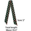 Allegra K Women's Skinny Silky Polka Dot Waistband Long Narrow Neckscarf Bag Handle Accessory 1 Pc - 3 of 4