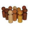 Cosy Multicultural Wooden Peg People - Set of 10 - 3 of 3