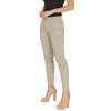 Women's Faux Pocket Ankle Pants - Slimsation By Multiples - 2 of 3