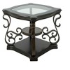 NicBex Modern 26.25" Square Coffee Table with Middle Marble Shelf for Living Room and Office - 4 of 4