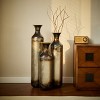 Dexmalle decoration home droplet shaped white metal vase 3-piece - 2 of 4