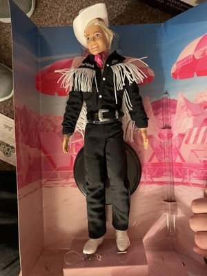 Barbie The Movie Collectible Ken Doll Wearing Black And White Western  Outfit (target Exclusive) : Target