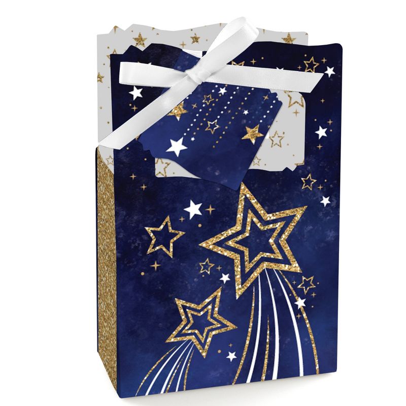 Big Dot of Happiness Starry Skies - Gold Celestial Party Favor Boxes - Set of 12, 1 of 7