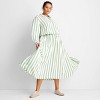 Women's High-Rise Full Lining Midi Pull-On Skirt - Future Collective Brown - 3 of 3