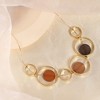 SOHI Women's California Gold The Orb Collar Necklace - 3 of 4