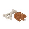 Midlee Thanksgiving Meal Rope Dog Toy Set - Turkey Leg & Wishbone - 2 of 4