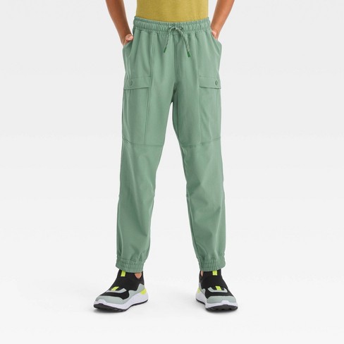 Women's Stretch Woven Cargo Pants - All In Motion™ Dark Brown L : Target