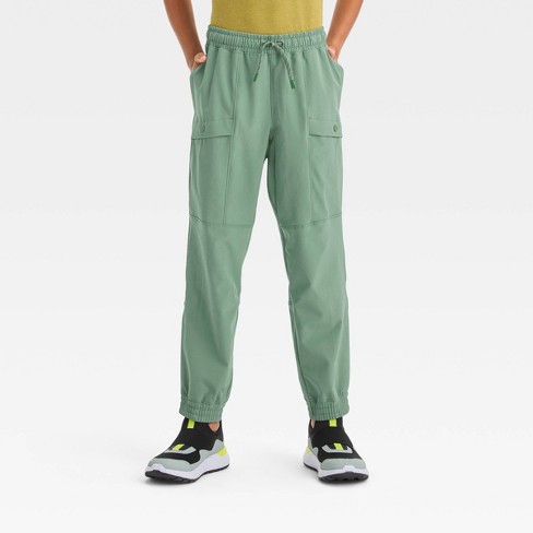 Boys' Lined Cargo Pants - All In Motion™ North Green XS