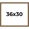 PosterPalooza | Flat Gold Picture Frame - UV Acrylic, Backing Board, Hanging Hardware Included - 2 of 4