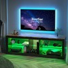 Bestier RGB TV Stand for TVs up to 60" with LED Lights Entertainment Center - 3 of 4