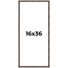 PosterPalooza | 16x36 Bamboo Picture Frame, UV Acrylic, 4 Finishes - Brown, Black, Gold, and Natural - 2 of 4