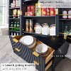 SinCiDo 72" Pantry Cabinet, Kitchen Pantry Storage Cabinet, with 10 Door Shelves & 2 Drawers, Wood Cupboard for Kitchen & Living Room - 4 of 4