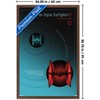 Trends International Star Wars: Moving At Lightspeed - TIE Fighter Framed Wall Poster Prints - 3 of 4