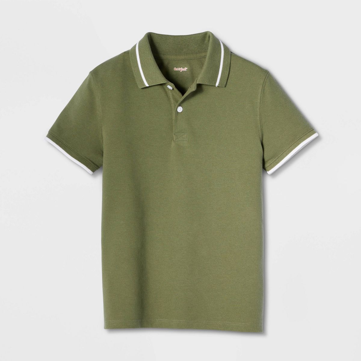 Boys' Short Sleeve Tipping Polo Shirt - Cat & Jack™ - thumbnail 5