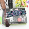 2pcs Bookmark DIY Painting Bookmark Leather Bookmark with Tassel Special Shaped Diamond Embroidery Book Marks - 3 of 4