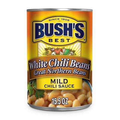 Bush's Great Northern Beans in Mild White Chili Sauce - 15.5oz