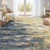 Modern Abstract Living Room Area Rug for Home Decor, Large Soft Non Slip Washable Carpet for Bedroom Dining Room - 2 of 4