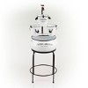 36" Buckets with Faucet Tabletop Iron Fountain White - Alpine Corporation: Electric, Weather-Resistant, 4-Tier Design, No Assembly Required - 2 of 4