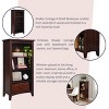 Alaterre Furniture Shaker Cottage 4-Shelf Bookcase, Classic Wood Bookshelf with Open Storage for Living Room, Office or Kids Room, Espresso Finish - 3 of 4