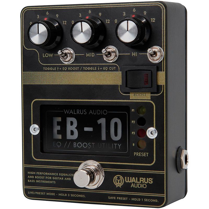 Walrus Audio EB-10 Preamp/EQ/Boost Effects Pedal, 3 of 5