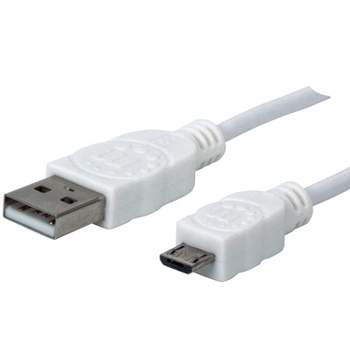 CABLE USB CHARGE & SYNCHRO MICRO-USB 2M BLANC - JAYM