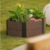 Hexagon Raised Garden Bed Kit,Wood Look Planter Box for Indoor & Outdoor Use,Deep Large Herb&Vegetable Grow Bed for Patio, Balcony,Yard - 3 of 4
