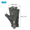 Unique Bargains Sun Protection Non-Slip Breathable Elastic Fishing Gloves 1Pair - 2 of 4