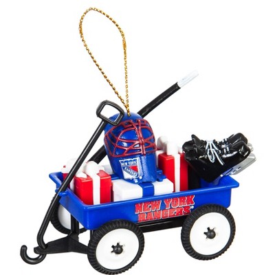 Evergreen Team Sports America New York Rangers Team Wagon Ornament
