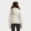 Girls' Active Comfort Full-Zip Hooded Sweatshirt - All In Motion™ - 2 of 3