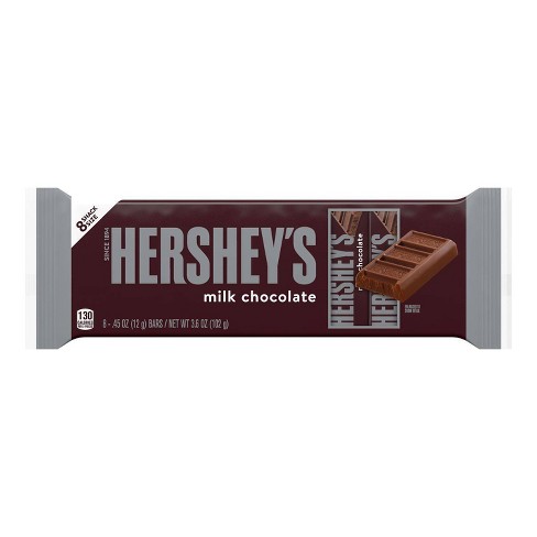Hershey S Milk Chocolate Candy Bars 3 6oz 8ct Target