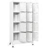 vidaXL Locker Grey Steel Large Lockers Rectangular Industrial - 3 of 4