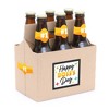 Big Dot of Happiness Happy Boss's Day - Best Boss Ever Decorations for Women and Men - 6 Beer Bottle Label Stickers and 1 Carrier - 2 of 4