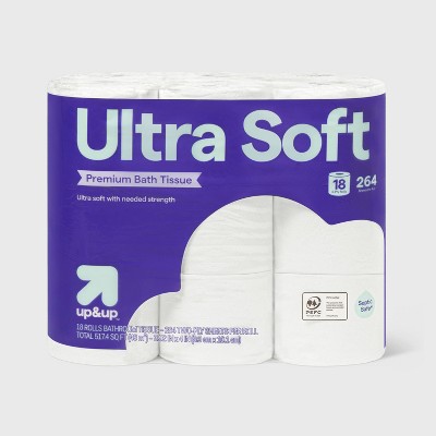 Premium Ultra Soft Toilet Paper - 18 Rolls - Up&up™ : Target