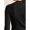 VENUS Womens Ribbed Long Sleeve Top - 4 of 4