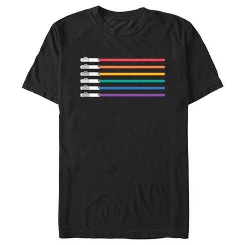Star Wars Pride Rainbow Lightsabers T-shirt : Target