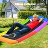 Etokfoks 800 lbs 60 Inch Skycurve Platform Tree Swing with Pillow for Kids and Adults Outdoor Textilene Fabric 9.8 FT Straps 1 Piece - 4 of 4