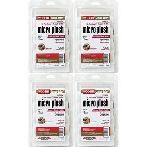 Wooster Genuine 4.5" Jumbo-Koter Micro Plush 5/16" Nap 4 Sets Of 10-Pack Roller Cover # RR514-4.5-4PK - 1 of 1