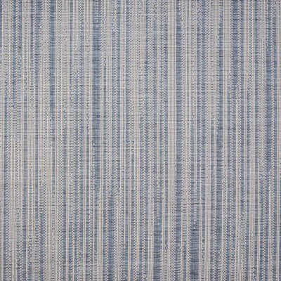 Abstract Blue and Beige Indoor/Outdoor Synthetic Area Rug, 5'2"x7'2"
