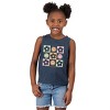 The Juniper Shop SmileyWorld Checkered Floral Smile Toddler Tank - 2 of 4