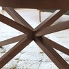 HDZNVF Tempered glass coffee table solid wood base - 4 of 4