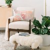 Iveta Abolina Beach Romance Ii Lumbar Throw Pillow White /Orange - Deny Designs: Modern Indoor Rectangular Accent Pillow - 2 of 3