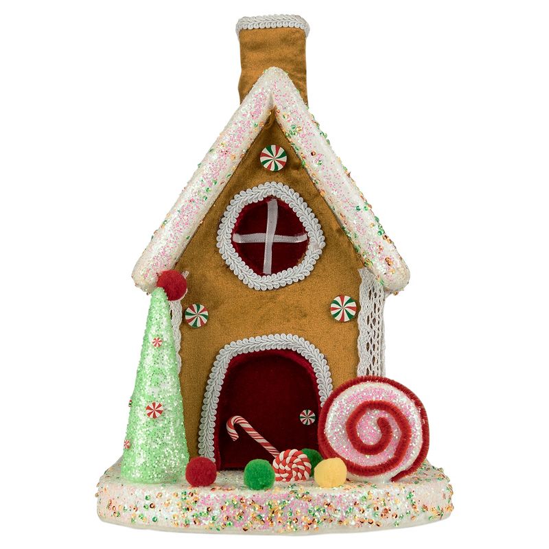 Northlight 13" Gingerbread Candy House Christmas Decoration, 1 of 9