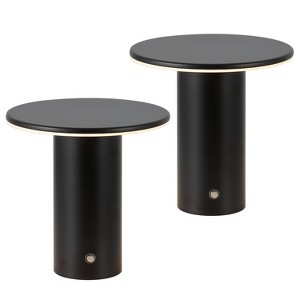 JONATHAN Y Gio 7.5" Modern Minimalist Column Rechargeable/Cordless Dimmable Integrated LED Table Lamp with Touch Sensor - 1 of 4