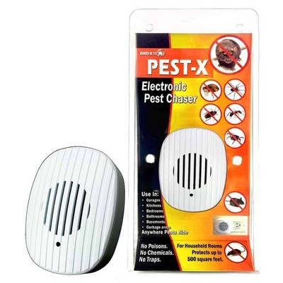 Bird-X Pest-X Ultrasonic Rodent and Insect Pest Repeller