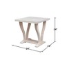 Lacasa Solid Wood End Table - International Concepts - 4 of 4